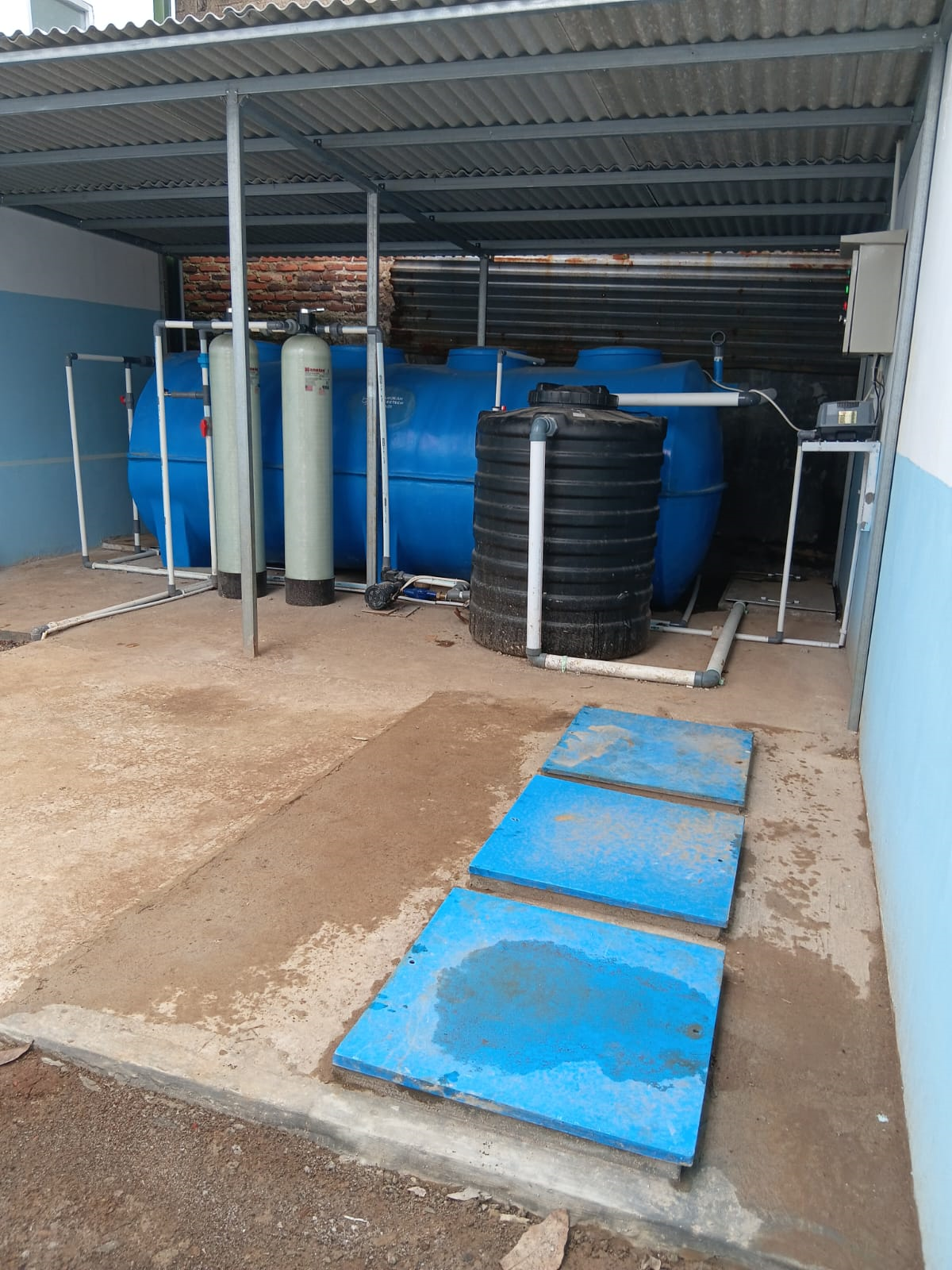 IPAL dapur SPPG-MBG sistem IPAL dan Grease Trap terpadu - Paket IPAL Biofilter Anaerobik Aerobik 5m³ dan Grease Trap 2m³ (termasuk ongkir dan instalasi, tidak termasuk konstruksi untuk area jabodetabek)